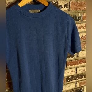 Vintage Delta Airlines Uniform Mini Embroidered Logo Short sleeve Knit top